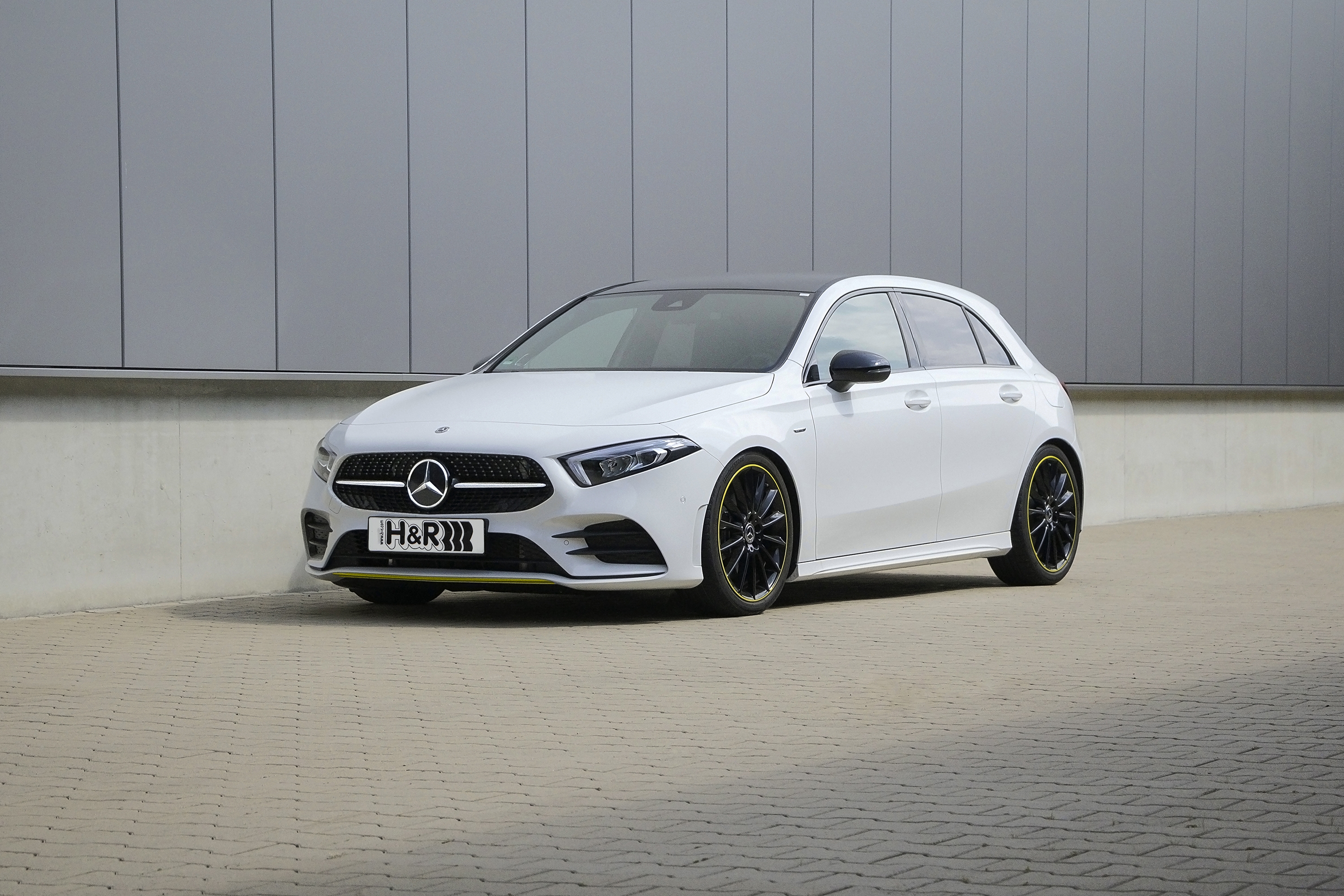 New Mercedes A-Class with H&R springs