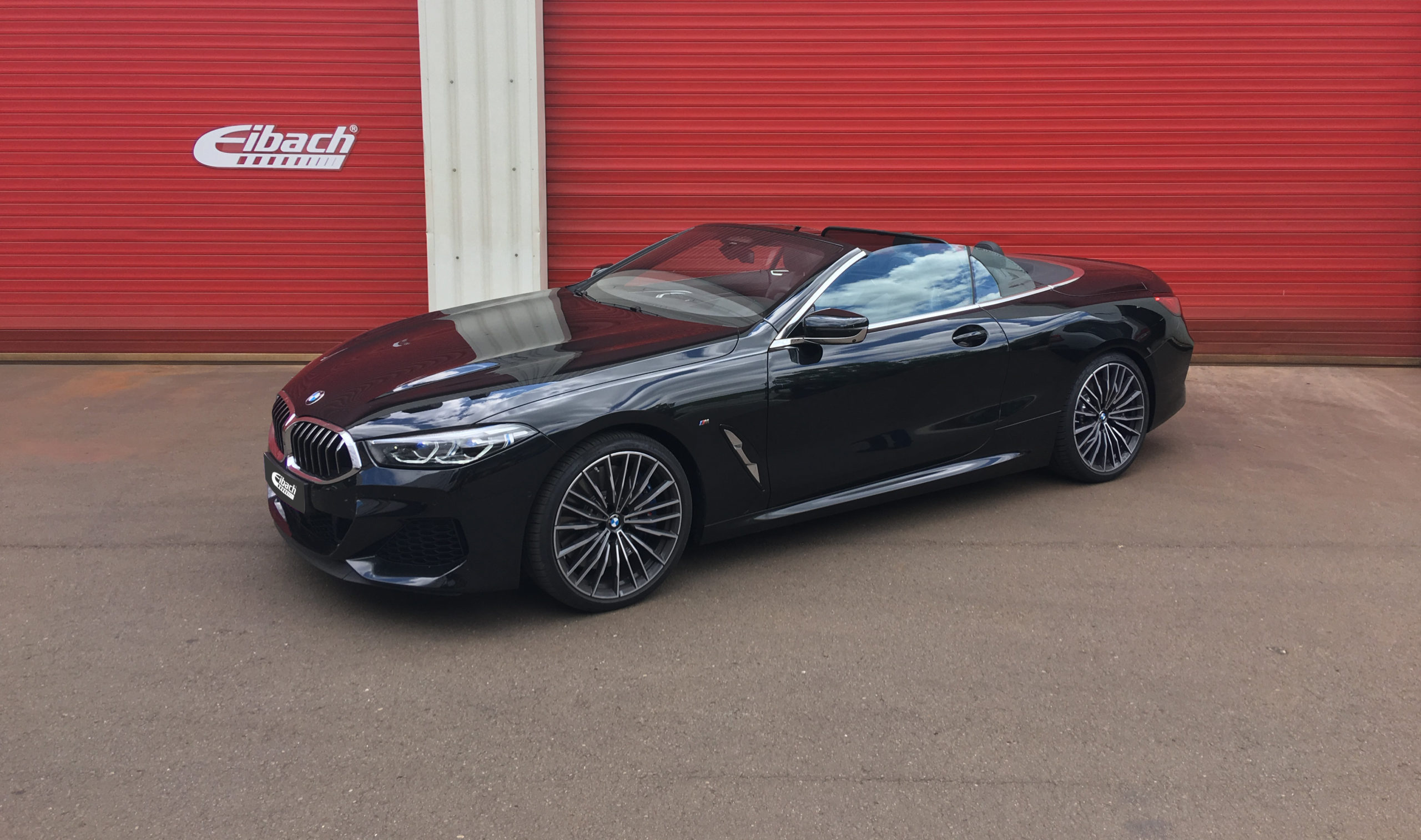 BMW 8 Series Coupé with Springs and Spacers by Eibach