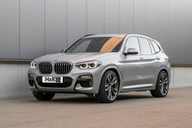 BMW X3 M40d xDrive with H&R springs