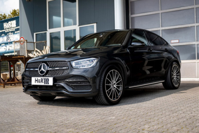 Mercedes GLC (X253) on H&R lowering springs