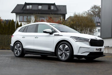 Skoda Enyaq iV with H&R Lowering Springs