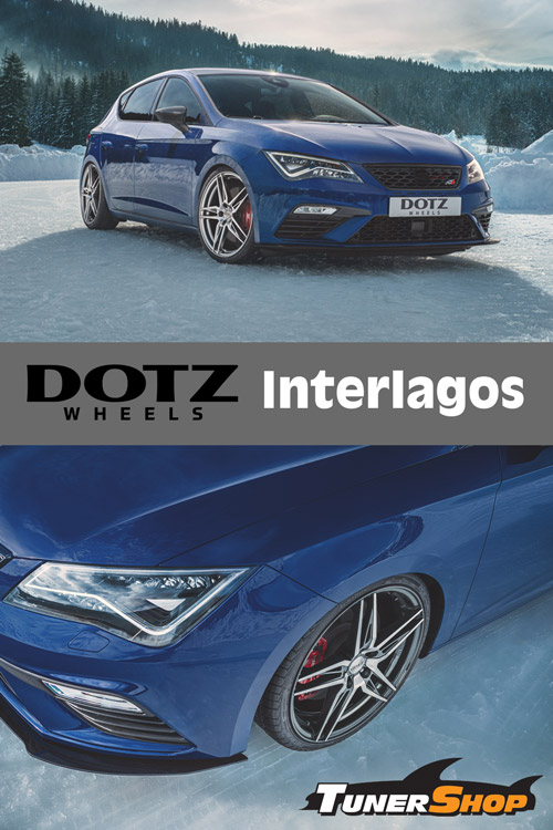 DOTZ Interlagos dark on Seat Leon Cupra